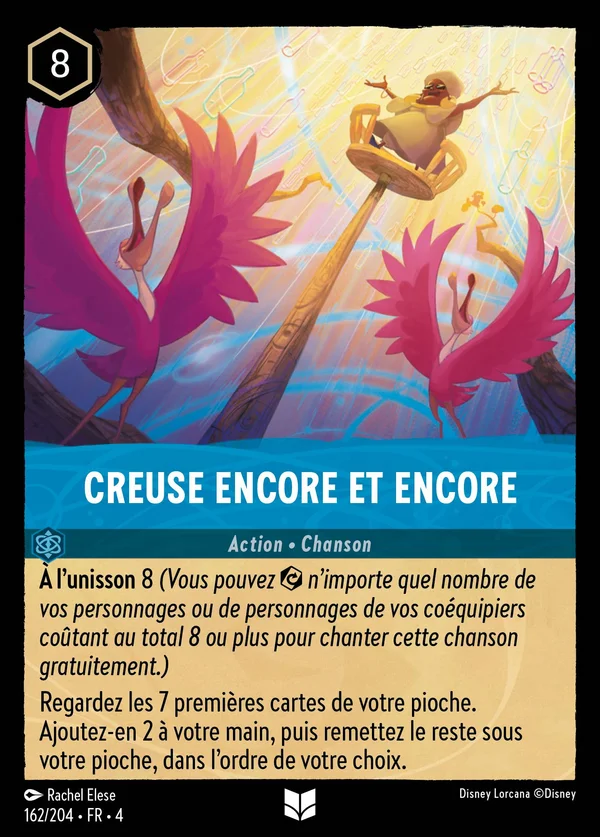Creuse encore et encore — Disney Lorcana Action card from Ursula's Return