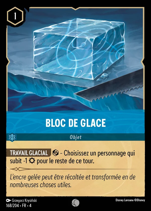 Bloc de Glace — Disney Lorcana Objet card from Ursula's Return