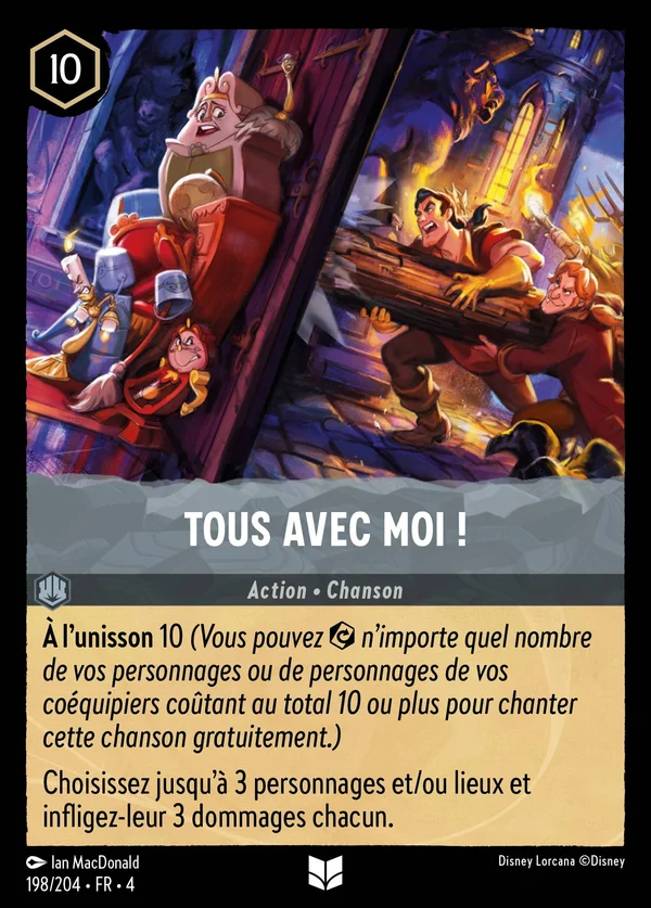 Tous avec moi ! — Disney Lorcana Action card from Ursula's Return