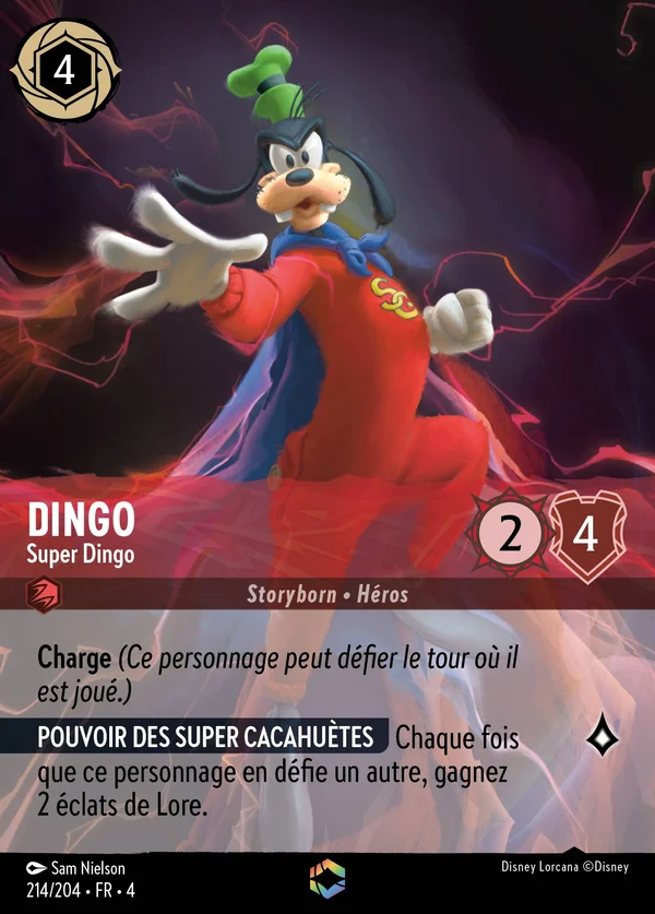 Dingo - Super Dingo — Disney Lorcana Personnage card from Ursula's Return