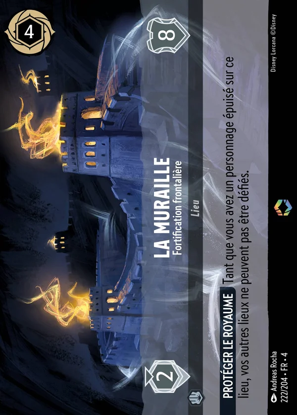 La Muraille - Fortification frontalière — Disney Lorcana Lieu card from Ursula's Return