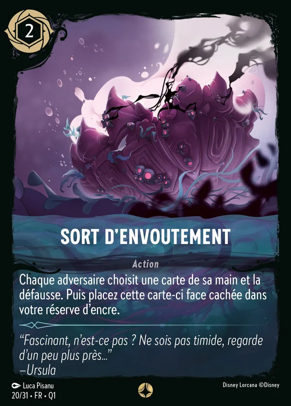 Sort d'envoûtement — Disney Lorcana Action card from Illumineer's Quest: Deep Trouble