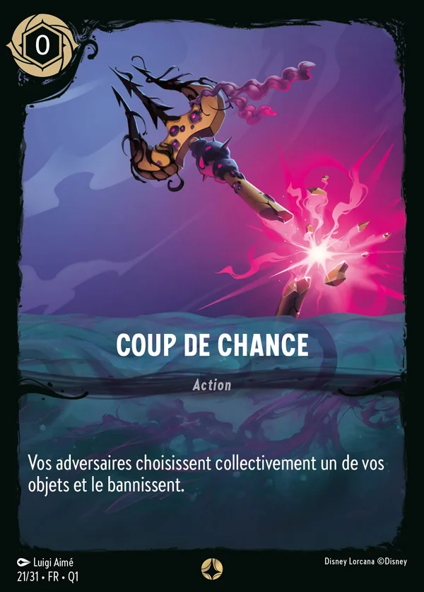 Coup de Chance — Disney Lorcana Action card from Illumineer's Quest: Deep Trouble