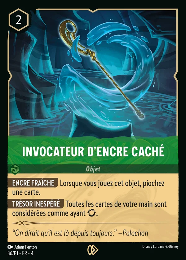 Invocateur d'encre caché — Disney Lorcana Objet card from Ursula's Return