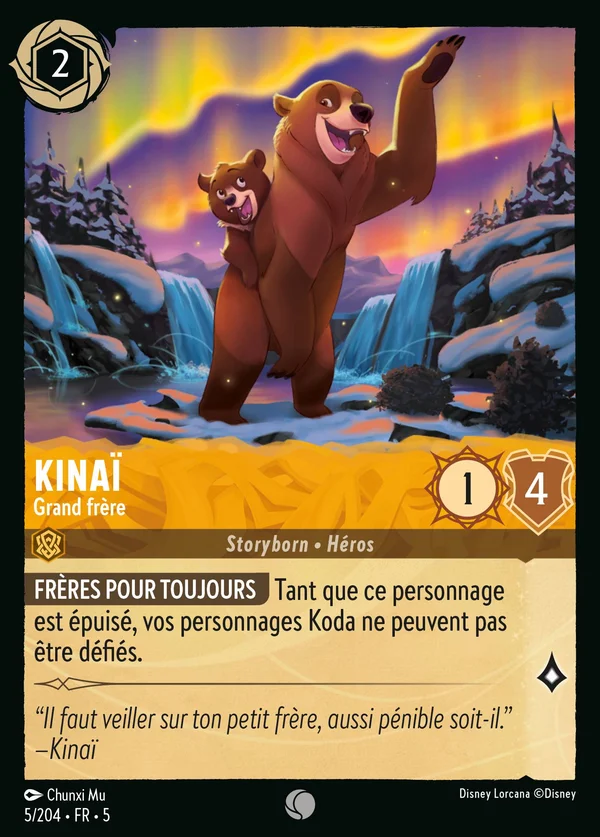 Kenaï - Grand frère — Disney Lorcana Personnage card from Shimmering Skies