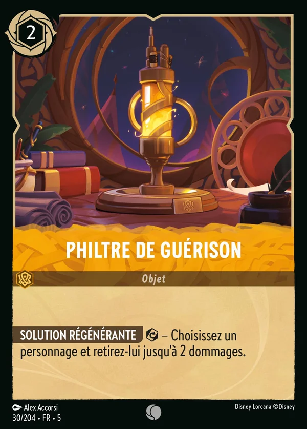 Philtre de guérison — Disney Lorcana Objet card from Shimmering Skies