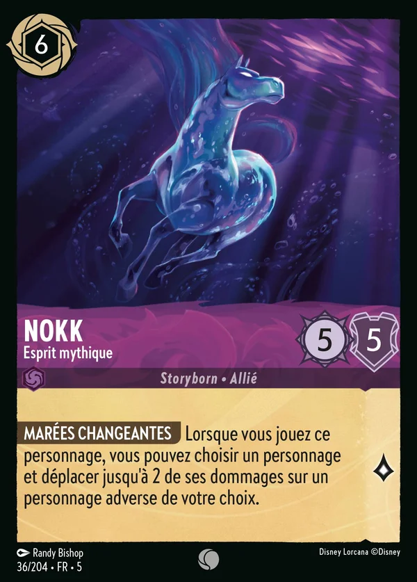 Nokk - Esprit mythique — Disney Lorcana Personnage card from Shimmering Skies