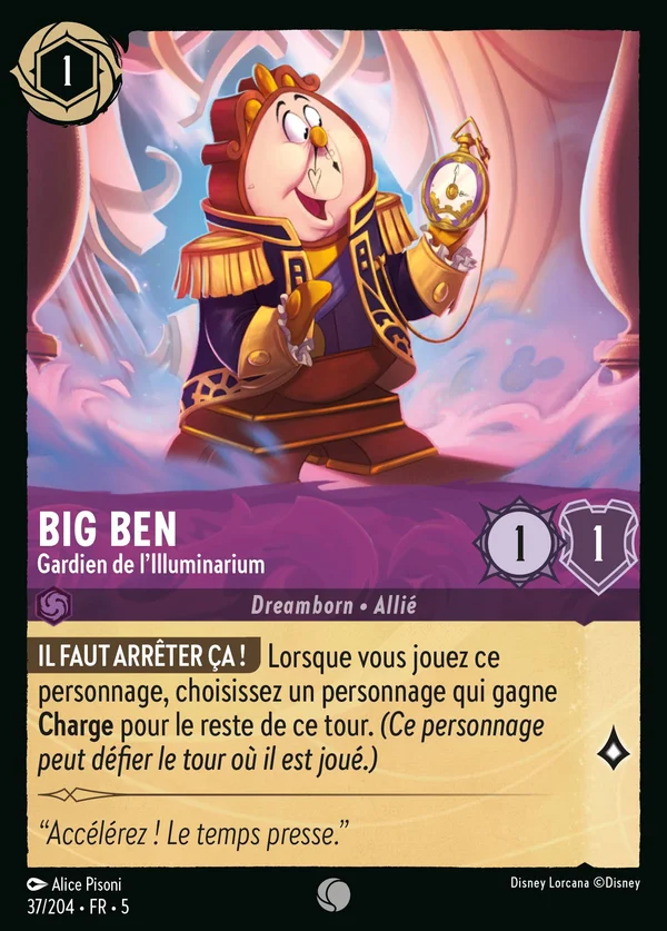 Big Ben - Gardien de l'Illuminarium — Disney Lorcana Personnage card from Shimmering Skies