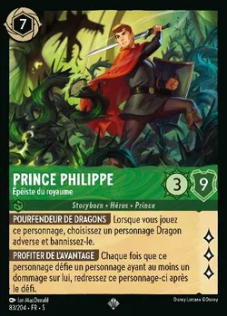 Prince Philippe - Épéiste du royaume