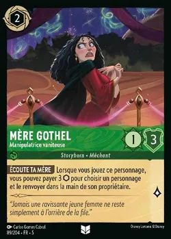 Mère Gothel - Manipulatrice vaniteuse