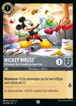 Mickey Mouse - Défenseur de la bataille de nourriture