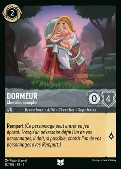 Dormeur - Chevalier amorphe