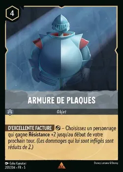 Armure de plaques