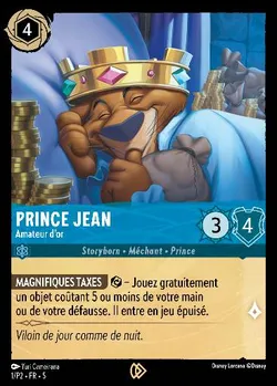 Prince Jean - Amateur d'or