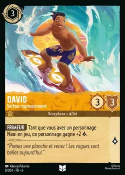 David - Surfeur impressionnant
