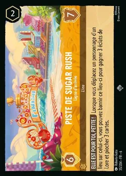 Piste de Sugar Rush - Ligne d'arrivée