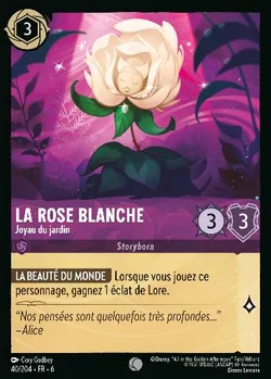 La Rose Blanche - Joyau du jardin