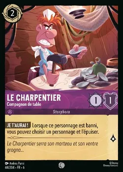 Le Charpentier - Compagnon de table