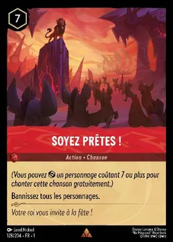 Soyez prêtes !