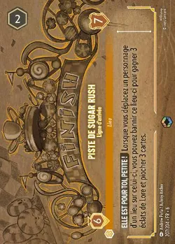 Piste de Sugar Rush - Ligne d'arrivée
