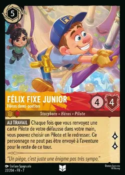 Félix Fixe Junior - Héros demi-portion
