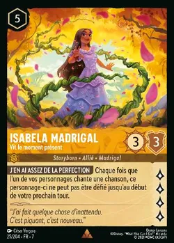 Isabela Madrigal - Vit le moment présent
