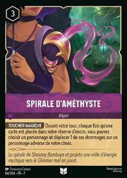 Spirale d'améthyste