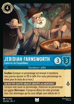 Jebidiah Farnsworth - Cuisinier de l'expédition