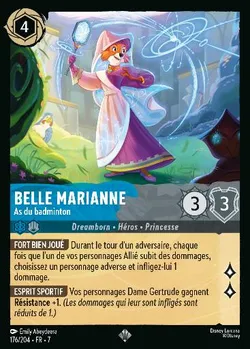 Belle Marianne - As du badminton