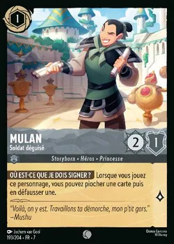 Mulan - Soldat déguisé