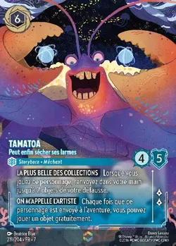 Tamatoa - Peut enfin sécher ses larmes
