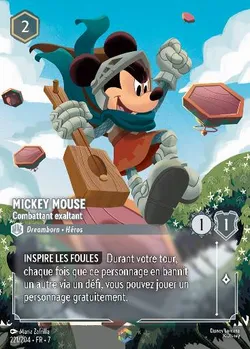 Mickey Mouse - Combattant exaltant