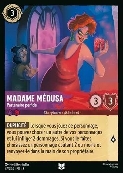 Madame Médusa - Partenaire perfide