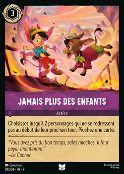 Jamais plus des enfants