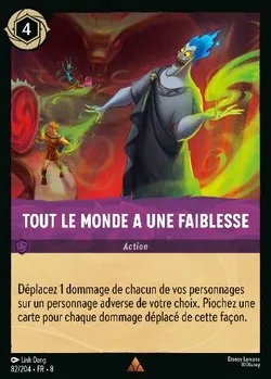 Tout le monde a une faiblesse