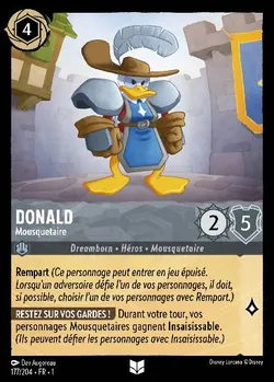 Donald - Mousquetaire