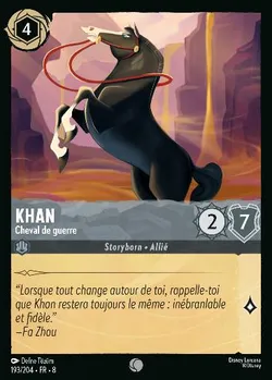 Khan - Cheval de guerre