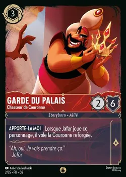 Garde du palais - Chasseur de Couronne — Lorcana Personnage from Illumineer's Quest: Palace Heist