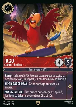 Iago - Guetteur braillard — Lorcana Personnage from Illumineer's Quest: Palace Heist