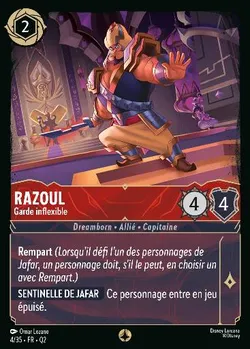 Razoul - Garde inflexible — Lorcana Personnage from Illumineer's Quest: Palace Heist