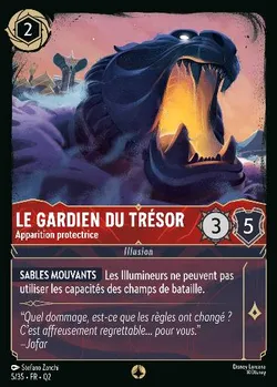 Le gardien du Trésor - Apparition protectrice — Lorcana Personnage from Illumineer's Quest: Palace Heist