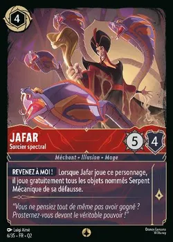 Jafar - Sorcier spectral — Lorcana Personnage from Illumineer's Quest: Palace Heist