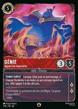 Génie - Apparition imposante
