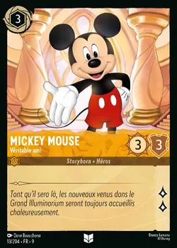 Mickey Mouse - Véritable ami
