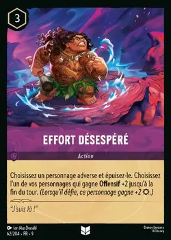 Effort désespéré