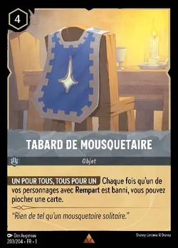 Tabard de mousquetaire