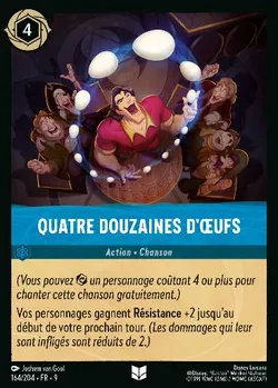 Quatre douzaines d'œufs