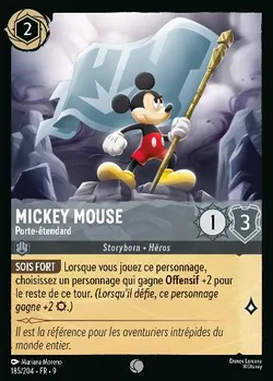 Mickey Mouse - Porte-étendard