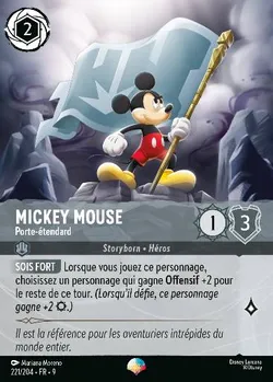 Mickey Mouse - Porte-étendard