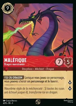 Maléfique - Dragon monstrueux